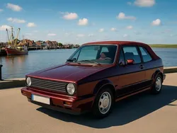 Rot Gebraucht 1993 VW Golf Cabriolet Classicline Cabrio | 10.500 €