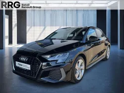 Schwarz Gebraucht 2024 Audi A3 Sportback S-Line Limousine | 26.490 € (Guter Preis)