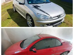 Silber Gebraucht 2006 Peugeot 206 CC Cabrio | 900 € (Guter Preis)
