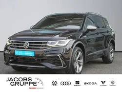 Schwarz Gebraucht 2022 VW Tiguan Allspace R-line SUV | 41.979 € (Fairer Preis)