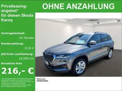 Graphitegrau metallic Gebraucht 2024 Skoda Karoq Selection SUV | 27.250 € (Guter Preis)