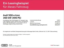Blau Neu 2025 Audi SQ6 Sportback e-tron Sport SUV | 95.550 €