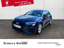 Blau Gebraucht 2024 Audi A3 Sportback S-Line Limousine | 33.950 € (Superpreis)