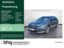Grau Gebraucht 2021 Skoda Superb SportLine Kombi | 26.960 € (Fairer Preis)
