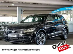 Deep black perleffekt Gebraucht 2022 VW Tiguan Allspace R-line SUV | 34.830 € (Fairer Preis)
