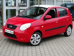 Scarletrot / weiã Gebraucht 2009 Kia Picanto Start Kleinwagen | 2.850 € (Fairer Preis)