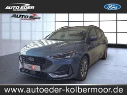 Chromablau (metallic) Gebraucht 2023 Ford Focus ST-Line Kombi | 26.900 € (Fairer Preis)
