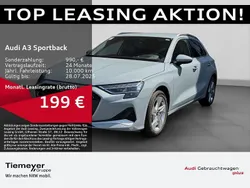 Grau Gebraucht 2024 Audi A3 Sportback Advanced Limousine | 35.890 € (Fairer Preis)