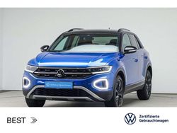 Ravennablau metallic/deep black perleffe (metallic) Gebraucht 2022 VW T-Roc Style SUV | 24.999 € (Fairer Preis)