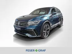 Nightshade blue metallic Gebraucht 2021 VW Tiguan R-line SUV | 33.450 € (Fairer Preis)