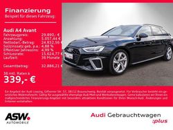 Mythosschwarz metallic Gebraucht 2022 Audi A4 S-Line Kombi | 29.890 € (Guter Preis)