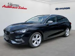Midnight schwarz metallic Gebraucht 2021 Seat Leon FR Kombi | 21.750 € (Fairer Preis)