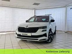 Weiß Gebraucht 2022 Skoda Karoq SportLine SUV | 30.990 € (Fairer Preis)