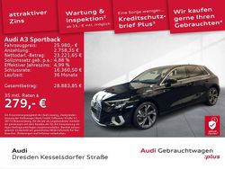 Brillantschwarz Gebraucht 2022 Audi A3 Advanced Plus Limousine | 25.980 € (Etwas zu teuer)