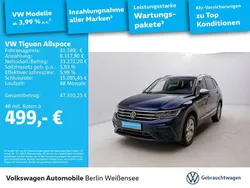 Atlantic blue metallic Gebraucht 2024 VW Tiguan Allspace Life SUV | 41.589 € (Guter Preis)