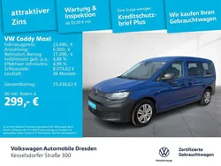Blau Gebraucht 2021 VW Caddy Maxi Basis Van / Kleinbus | 23.490 € (Fairer Preis)