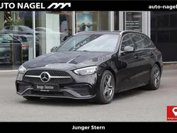 Schwarz Gebraucht 2024 Mercedes C220 AMG Kombi | 40.990 € (Fairer Preis)