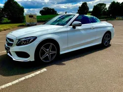 Weiß Gebraucht 2017 Mercedes C200 AMG line Cabrio | 27.500 € (Fairer Preis)