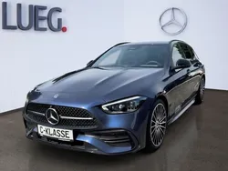 Metalliclack sodalithblau Gebraucht 2024 Mercedes C180 AMG Kombi | 48.980 €