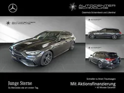 lack graphitgrau (metallic) Gebraucht 2023 Mercedes C180 AMG Kombi | 38.999 € (Etwas zu teuer)