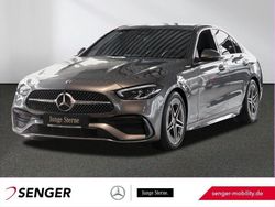 Grau Gebraucht 2021 Mercedes C200 AMG line Limousine | 39.970 € (Teuer)