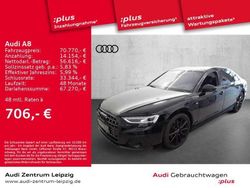 Brillantschwarz Gebraucht 2023 Audi A8 S-Line Limousine | 70.770 € (Etwas zu teuer)