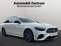 Polarweiss Gebraucht 2022 Mercedes E220 AMG line Kombi | 34.999 € (Superpreis)