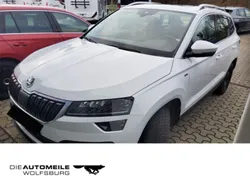 Moonweiss metallic (metallic) Gebraucht 2020 Skoda Karoq Soleil SUV | 23.480 € (Fairer Preis)