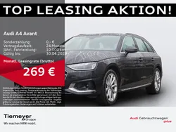 Mythosschwarz metallic Gebraucht 2024 Audi A4 Advanced Plus Kombi | 37.390 € (Etwas zu teuer)