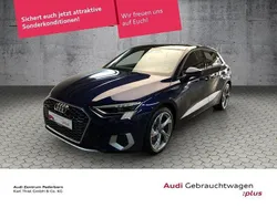 Blau Gebraucht 2024 Audi A3 Sportback Advanced Limousine | 37.490 € (Superpreis)
