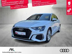 Weiß Gebraucht 2024 Audi A3 Sportback S-Line Limousine | 35.549 € (Guter Preis)