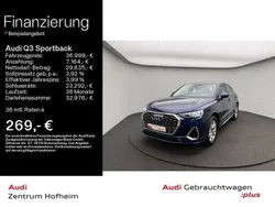 Navarrablau metallic Gebraucht 2024 Audi Q3 Sportback S-Line SUV | 36.999 € (Superpreis)