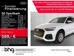 Gletscherweiß metallic Gebraucht 2024 Audi Q5 S-Line SUV | 49.930 € (Etwas zu teuer)
