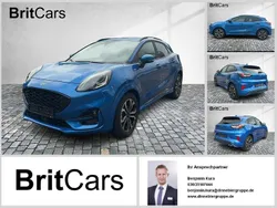 Dynamic blau met Gebraucht 2024 Ford Puma Gen-E ST-Line X SUV | 23.480 €