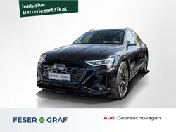 Mythosschwarz metallic Gebraucht 2023 Audi Q8 e-tron S-Line SUV | 62.990 € (Fairer Preis)