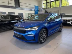 Raceblau metallic Gebraucht 2022 Skoda Enyaq iV SportLine SUV | 34.999 € (Fairer Preis)