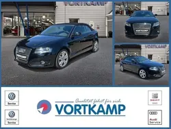 Brillantschwarz (metallic) Gebraucht 2009 Audi A3 Cabriolet Ambition Cabrio | 6.990 € (Guter Preis)