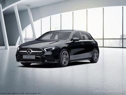 Unilack nachtschwarz Gebraucht 2020 Mercedes A180 AMG line Limousine | 21.896 € (Superpreis)