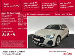 Gletscherweiß metallic Gebraucht 2025 Audi A3 Sportback e-tron S-Line Kleinwagen | 44.900 €