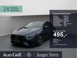 Denimblau (metallic) Gebraucht 2021 Mercedes CLA45 AMG Night Kombi | 42.950 € (Guter Preis)