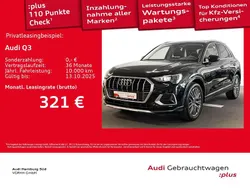0e mythosschwarz metallic Gebraucht 2025 Audi Q3 Advanced SUV | 38.810 € (Fairer Preis)