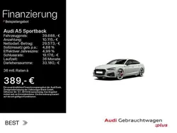 Quantumgrau Gebraucht 2022 Audi A5 Sportback Ambiente Limousine | 39.688 € (Etwas zu teuer)