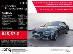 Grau Gebraucht 2023 Audi S5 Cabriolet Comfort Cabrio | 58.430 € (Etwas zu teuer)