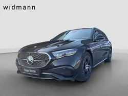 Metalliclack obsidianschwarz Gebraucht 2024 Mercedes E220 AMG Kombi | 62.850 € (Teuer)