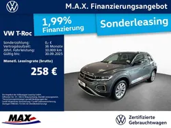 Indiumgrau metallic Gebraucht 2024 VW T-Roc Style SUV | 26.979 € (Guter Preis)