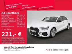 Ibisweiß Gebraucht 2022 Audi A3 Sportback e-tron S-Line Kleinwagen | 32.882 € (Teuer)
