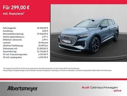 Blau Gebraucht 2021 Audi Q4 e-tron S-Line SUV | 29.960 € (Fairer Preis)