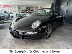 A1 schwarz Gebraucht 2007 Porsche 911 Carrera 4S Cabriolet Chrono Cabrio | 69.900 € (Etwas zu teuer)