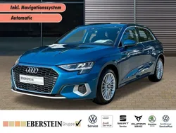 Blau Gebraucht 2021 Audi A3 Sportback e-tron Advanced Plus Limousine | 23.990 € (Fairer Preis)