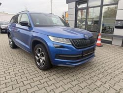 Blau (metallic) Gebraucht 2021 Skoda Kodiaq SportLine SUV | 27.990 € (Guter Preis)